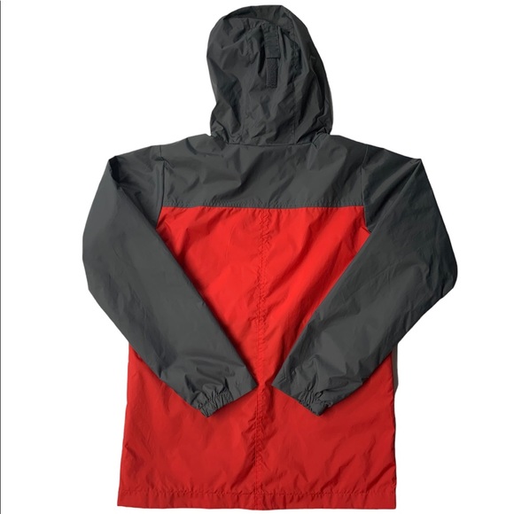 Columbia Red Gray Youth Winter Hooded Full Zip Coat Jacket 14-16 Small Adult - Picture 3 of 6